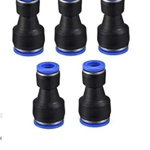 KROSTâ„¢ Unequal Push Union Connector to Connect Tube Fitting O.D 6mm-12mm (5pcs)