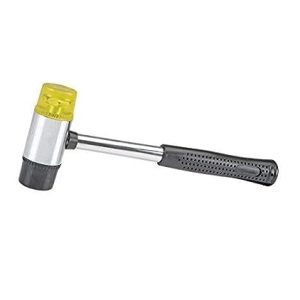 KROST Long Lasting 35mm Double Faced Hammer, Nylon Hammer Head, Rubber Mallet Head. (Double Faced Hammer)