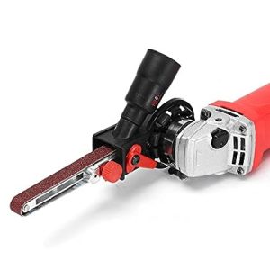 KROST Belt Sander Attachment Angle Grinder, Modified Sand Belt Machine,Belt Sander Accessory for 100mm 4 Inch Electric Angle Grinder (Angle Grinder is NOT INCLUDED in the Package)