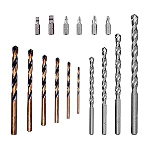 Ingco 19PCS Drill Bits & Screwdriver Bits Set For Home & Professional Use
