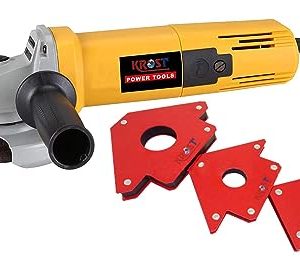 KROST 850W Angle Grinder with 25/50/75LBS Magnetic Welding Holder, 3 Angle Arrow Welder Positioner.
