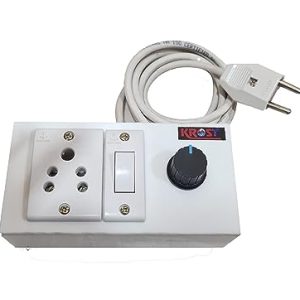 KROST 2000W Speed Controller, Speed Regulator, Dimmer, Variable Speed Device, Voltage Regulator Dimmer for all Electronic Devices, Machine, Power Tools, Machinery, Home appliances etc. (2000W)
