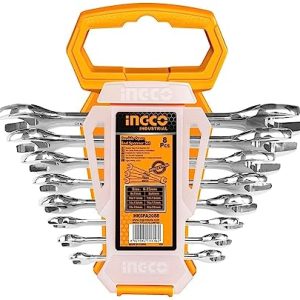 INGCO Double Open End Spanner Set, 8pcs Double Open End Spanner Set, Fine polished