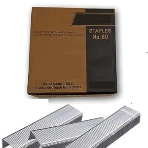 KROST Miles 80 Series Staple Pin for Pneumatic/Air 8016Model Stapler (80-3mm(10000Pin+Stencil))