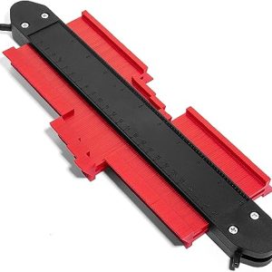 KROST Contour Gauge With Lock, Widen Profile Gauges Measure Ruler Contour Duplicator Comb Tool for Copies Irregular and odd Corners Shapes – Instant Template for DIY Woodworking (10″)