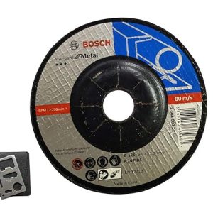 Bosch Grinding Disc – 5″ – 125 X 6.8 X 22.23 mm – Grinding Wheel (5)