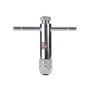 KROST M3-M8 / M5-M12 T-Handle Ratchet Tap Wrench Tool, Screw Tapping Assisting Bracket. (M5-M12)