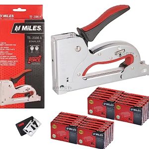 Miles All New Ts-2380A Gun Tacker, Staple Gun With Free 20,000 Staples.